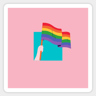 Pride Flag - Raise Your Flags! Sticker